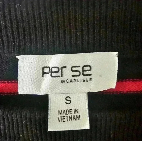 Per Se by Carlisle Cotton/Cashmere Sweater Size S - Picture 2 of 4